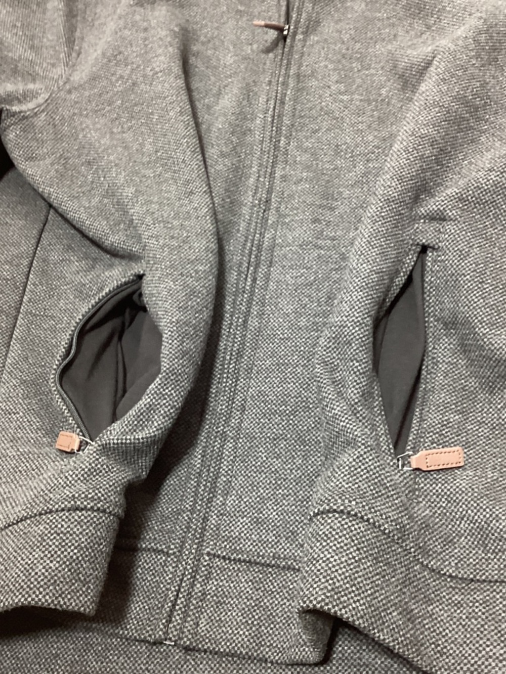 Johnston & Murphy Size large Charcoal Full-Zip Jacket - Picture 6 of 9